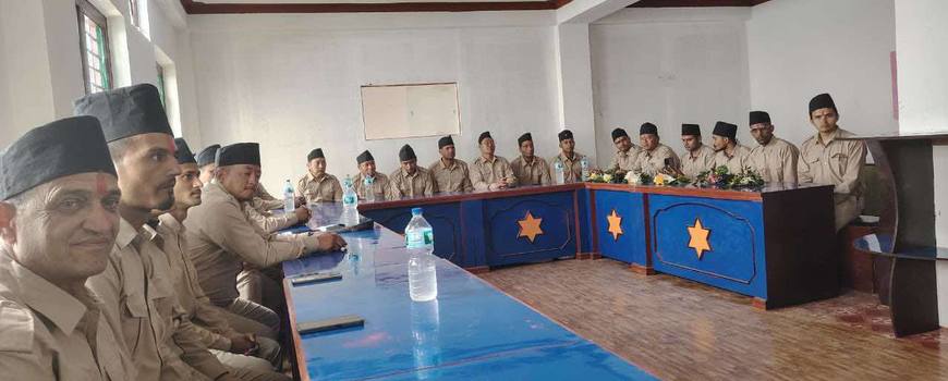 ५९९ औॅ स्काउट आधारभूत तालिम उद्द्घाटन