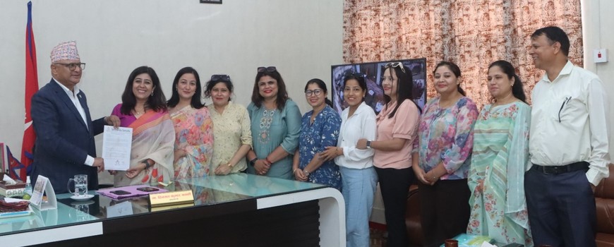 संचारिका समूह नेपालका पदाधिकारीहरूसँगको भेटघाट