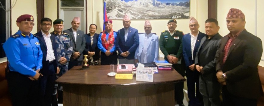 प्रदेशको शान्ति सुरक्षा र अवस्थाको बारेमा छलफल