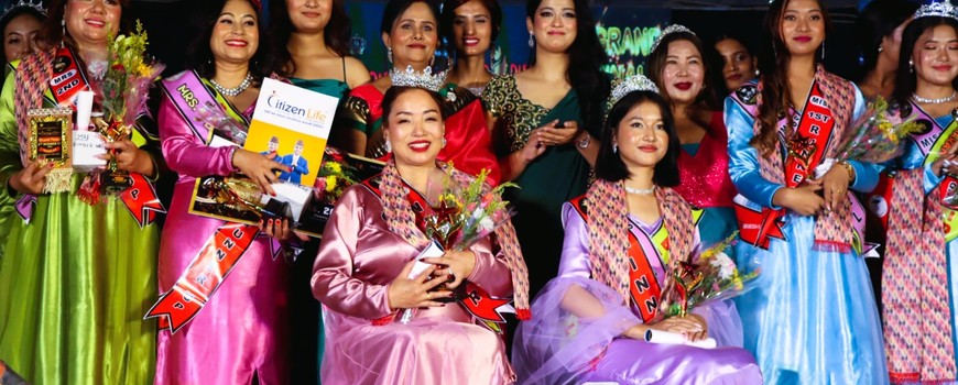 अन्सु श्रेष्ठ र गंगा राईलाई मिस एण्ड मिसेस धरान आइकोन २०२५ को उपाधि